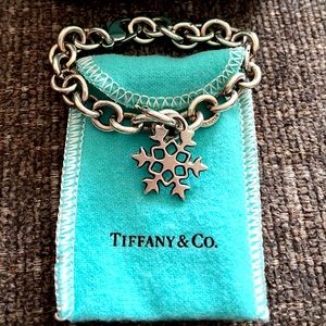 Tiffany & Co. Sterling Snowflake Bracelet - Like New!